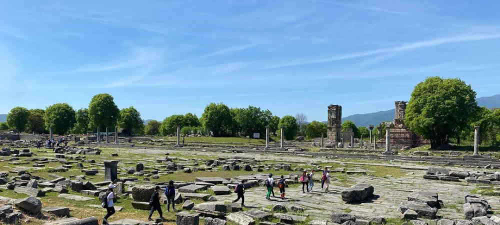 Στον Aρχαιολογικό χώρο των Φιλίππων